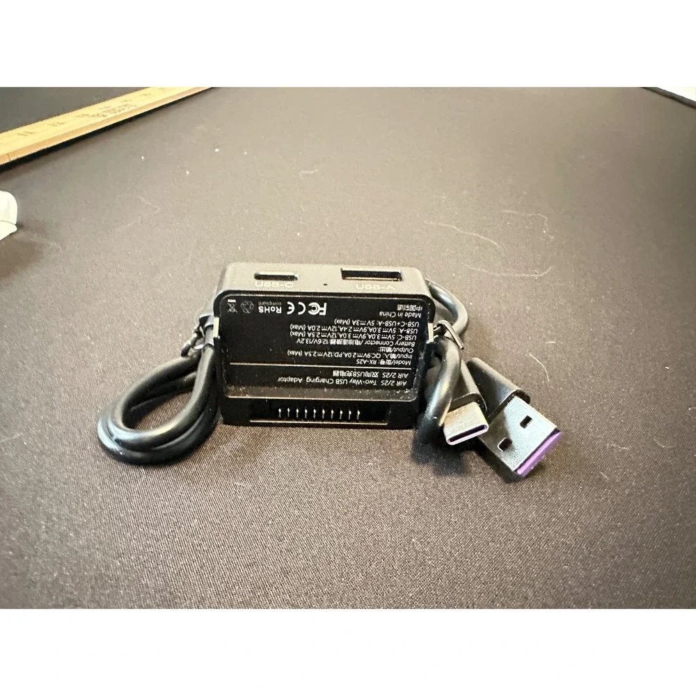 Two Way USB‎ Charging Adapter for DJI Mavic Air 2 2S Drone Battery Model RX A2S